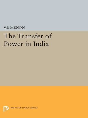 cover image of Transfer of Power in India